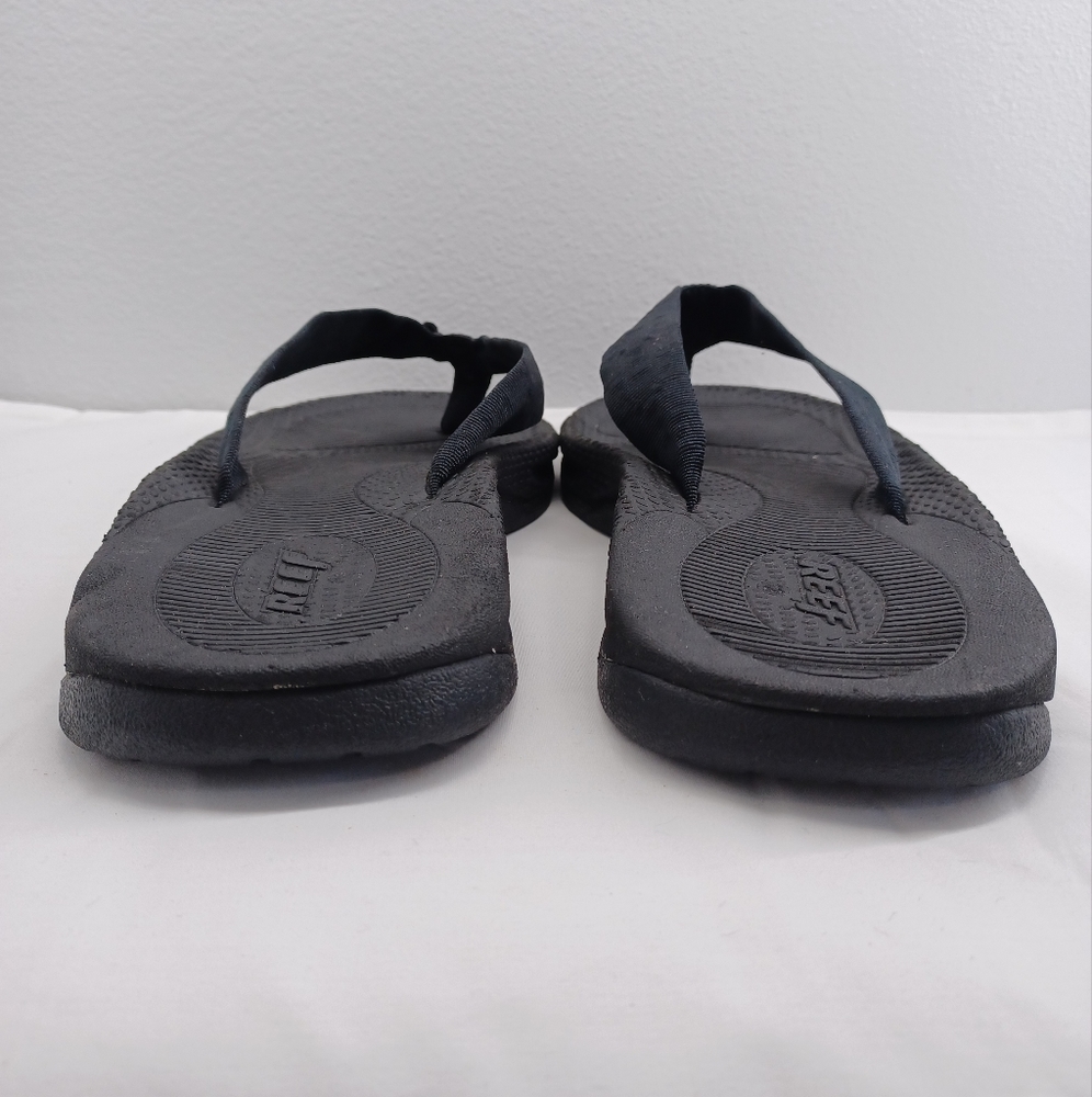 REEF sz13 thong flip flop sandals black - Picture 6 of 10